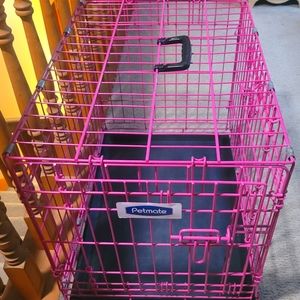 Petmate 24 inch Pink Dog Cage